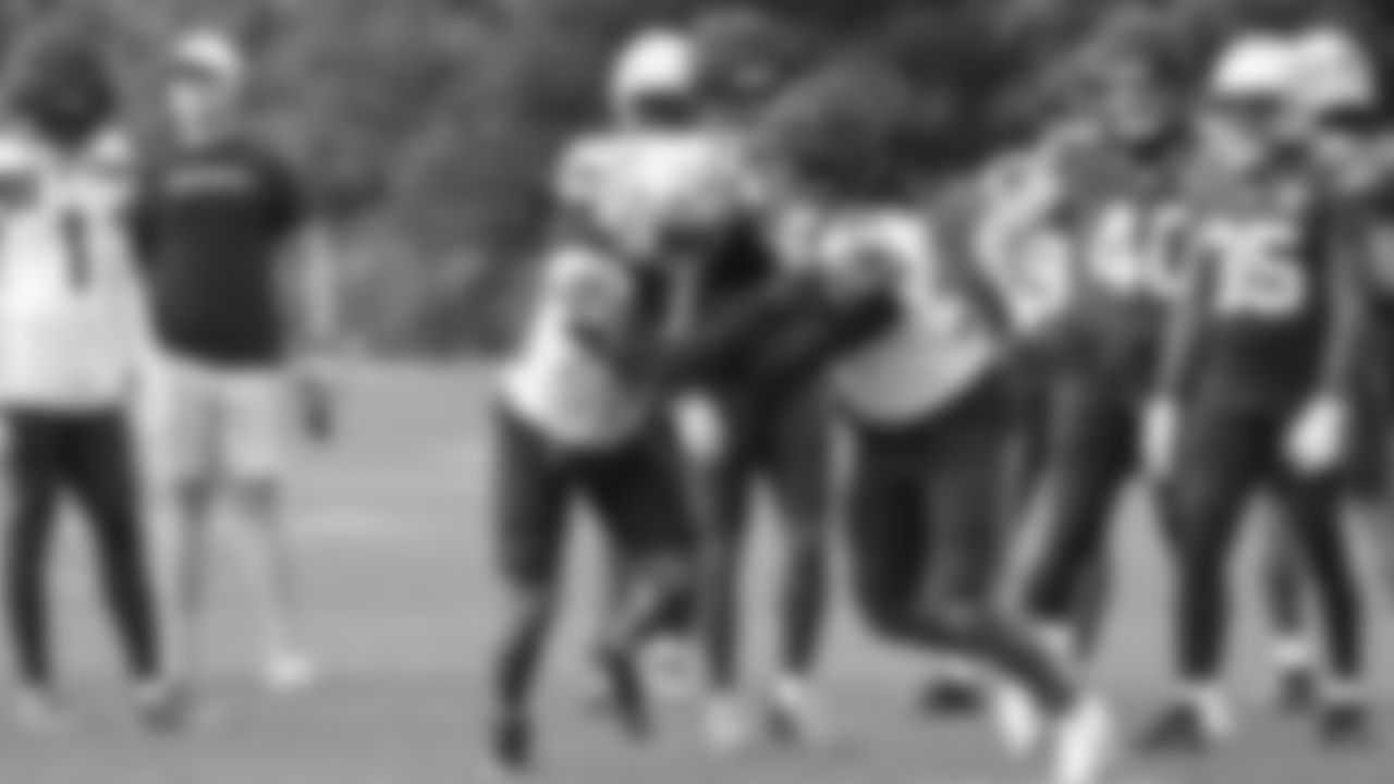 Seahawks defensive end Mike Morris (94) practiced on Wednesday, October 29, 2025 at the Virginia Mason Athletic Center.