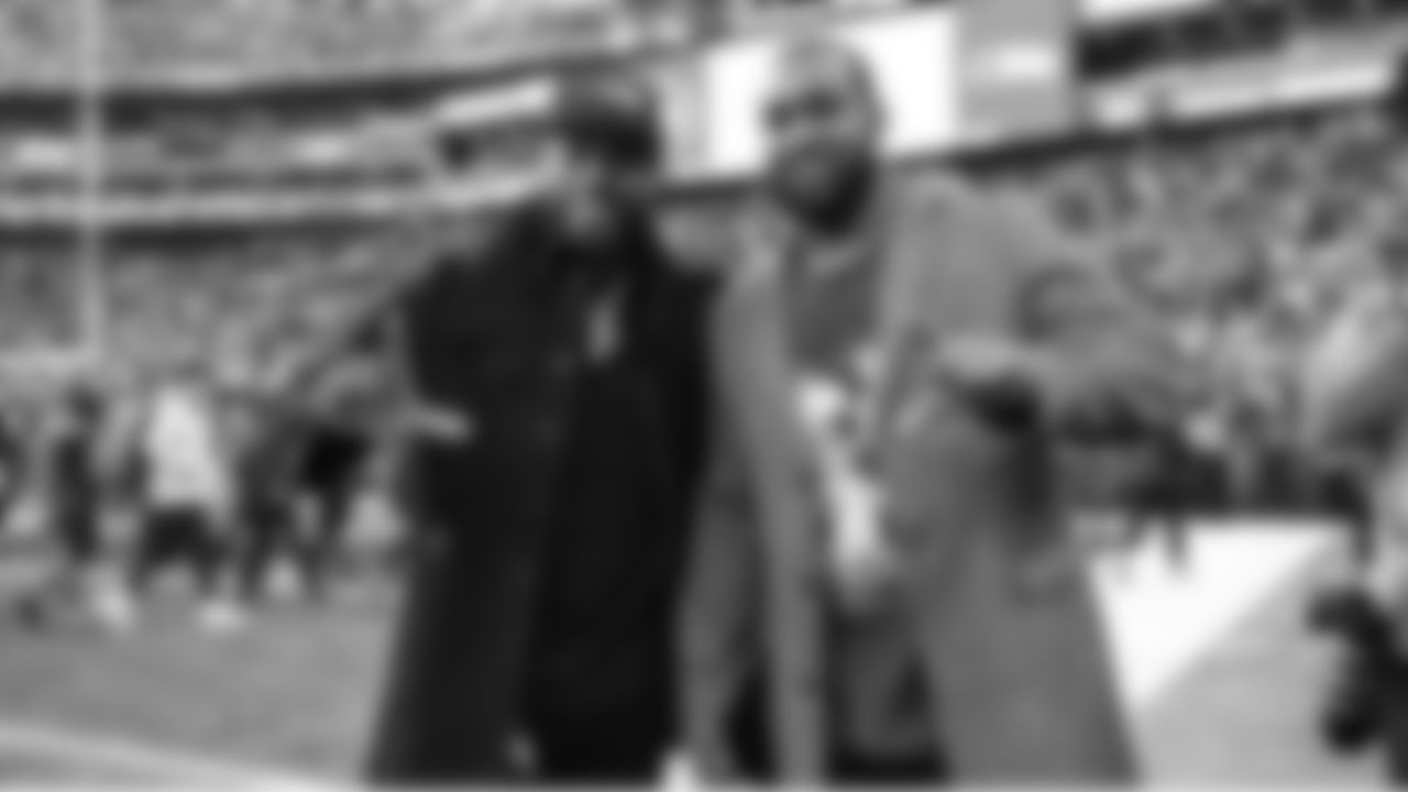 Seahawks Legends Richard Sherman and Kam Chancellor  at Lumen Field for the NFC Championship game vs. the Los Angeles Rams on Sunday, January 25, 2026.