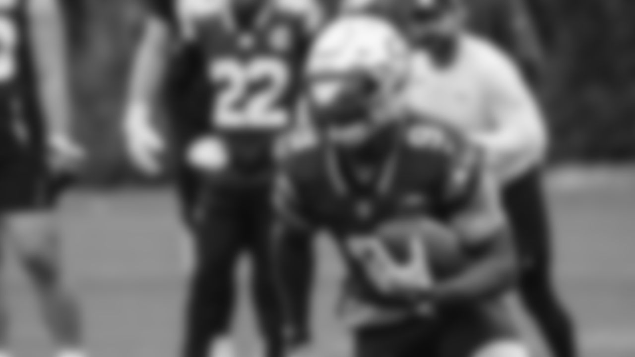 Seahawks running back Kenneth Walker III (9) practiced on Thursday, October 30, 2025 at the Virginia Mason Athletic Center.