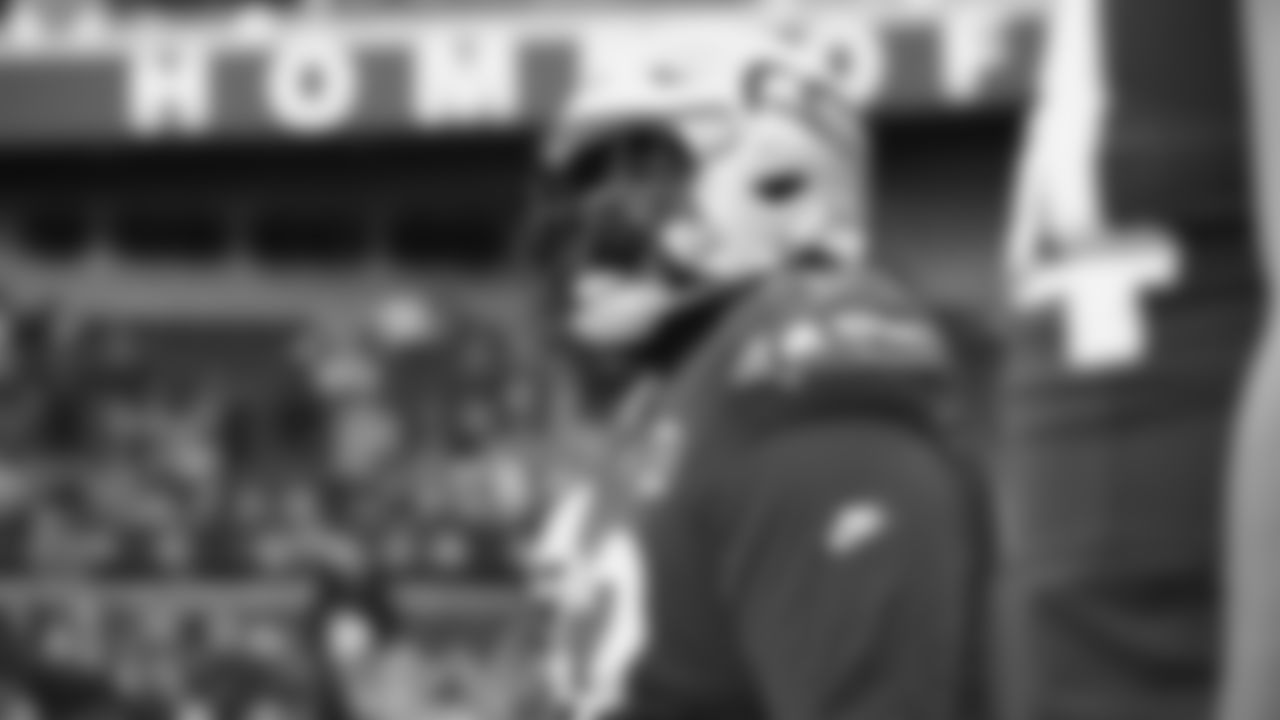 Seahawks defensive tackle Quinton Bohanna (92) warms up at Lumen Field for the Week 13 matchup vs. the Minnesota Vikings.