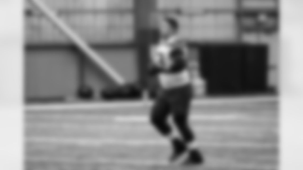 Seahawks guard Sataoa Laumea (63) practiced at the Virginia Mason Athletic Center on Thursday, January 2, 2025.