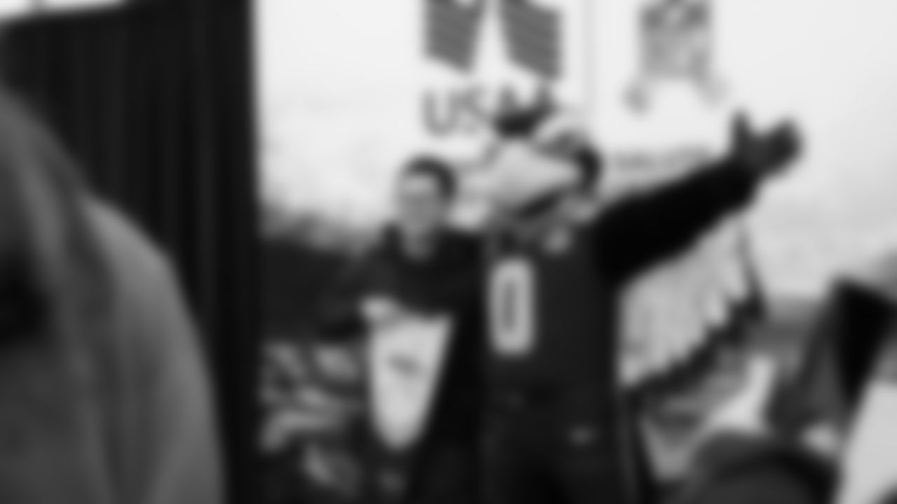 USAA's "Change of Command" event is to celebrate a different military service each year: rotating through the 5 branches -- Army, Airforce, Navy, Coast Guard, Marines.