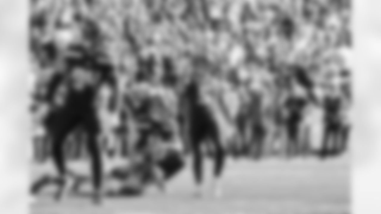 Seahawks kicker Jason Myers (5) at the Week 5 matchup against the New York Giants at Lumen Field on Sunday, October 6, 2024.