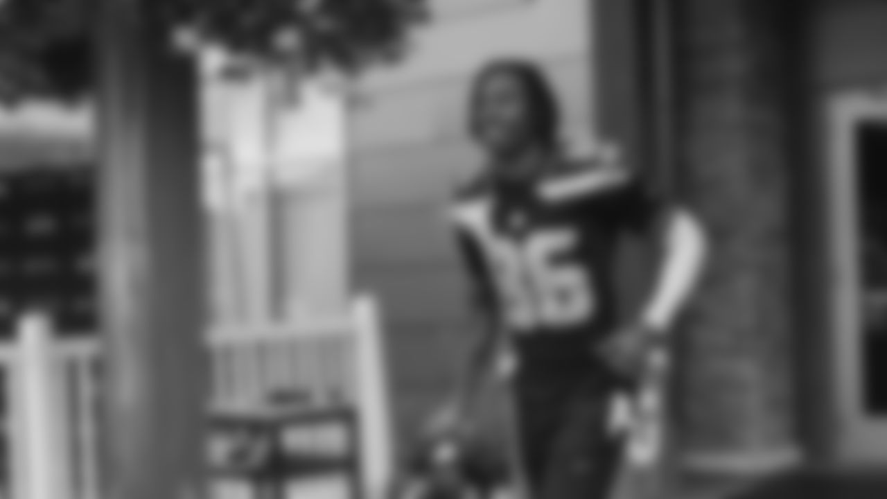 Seahawks wide receiver Ricky White III (86) practiced on day three of training camp on July 25, 2025 at the Virginia Mason Athletic Center.