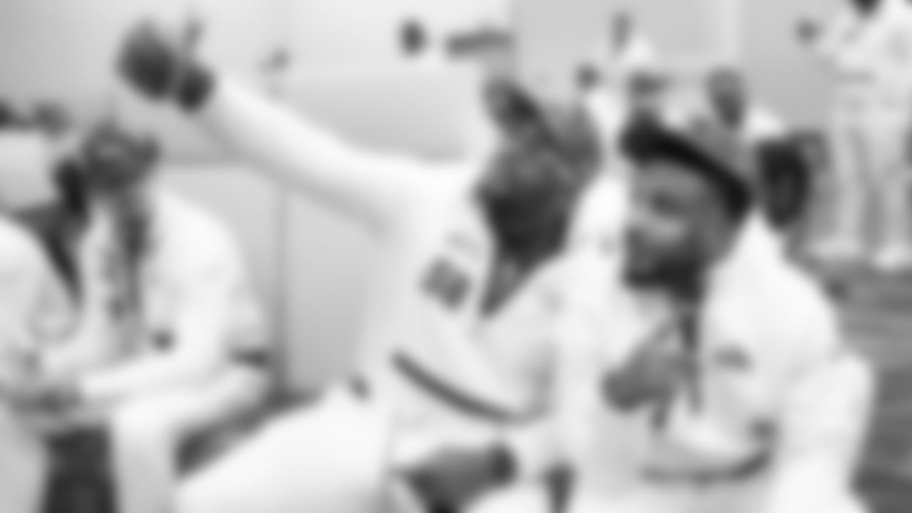 Go behind the scenes as the Seattle Seahawks take part in 'Super Bowl LX Opening Night' on Monday, February 2.