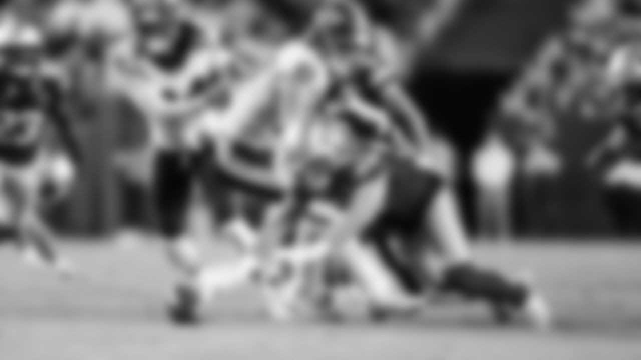 Seahawks special teamer Connor O'Toole recovers a fumble on a kickoff caused by teammate Brandon Pili.