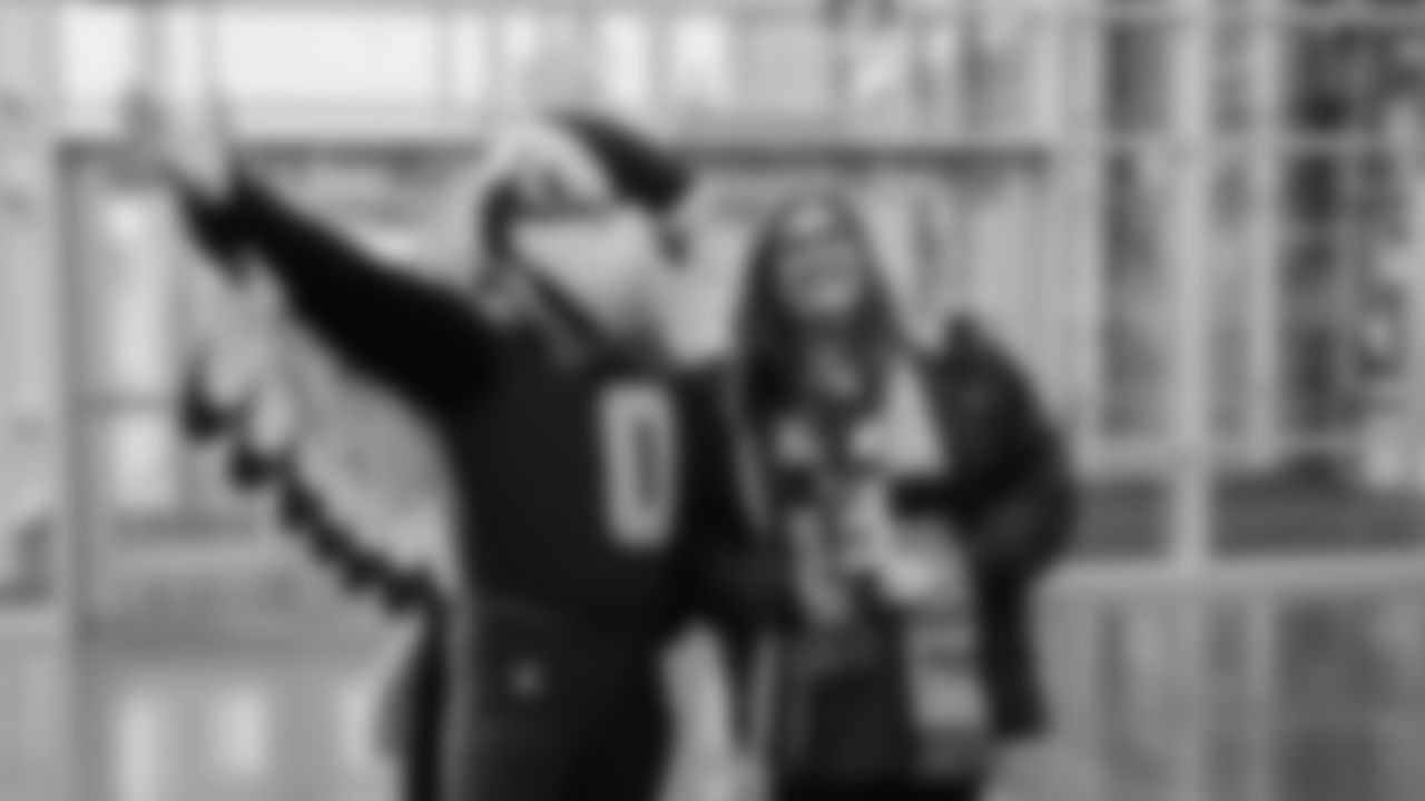 The Seahawks, Safeway, Delta Air Lines, Coca-Cola, and Head & Shoulders surprised Lakewood High School with a grant to help implement their first girls flag football team on November 25, 2025.