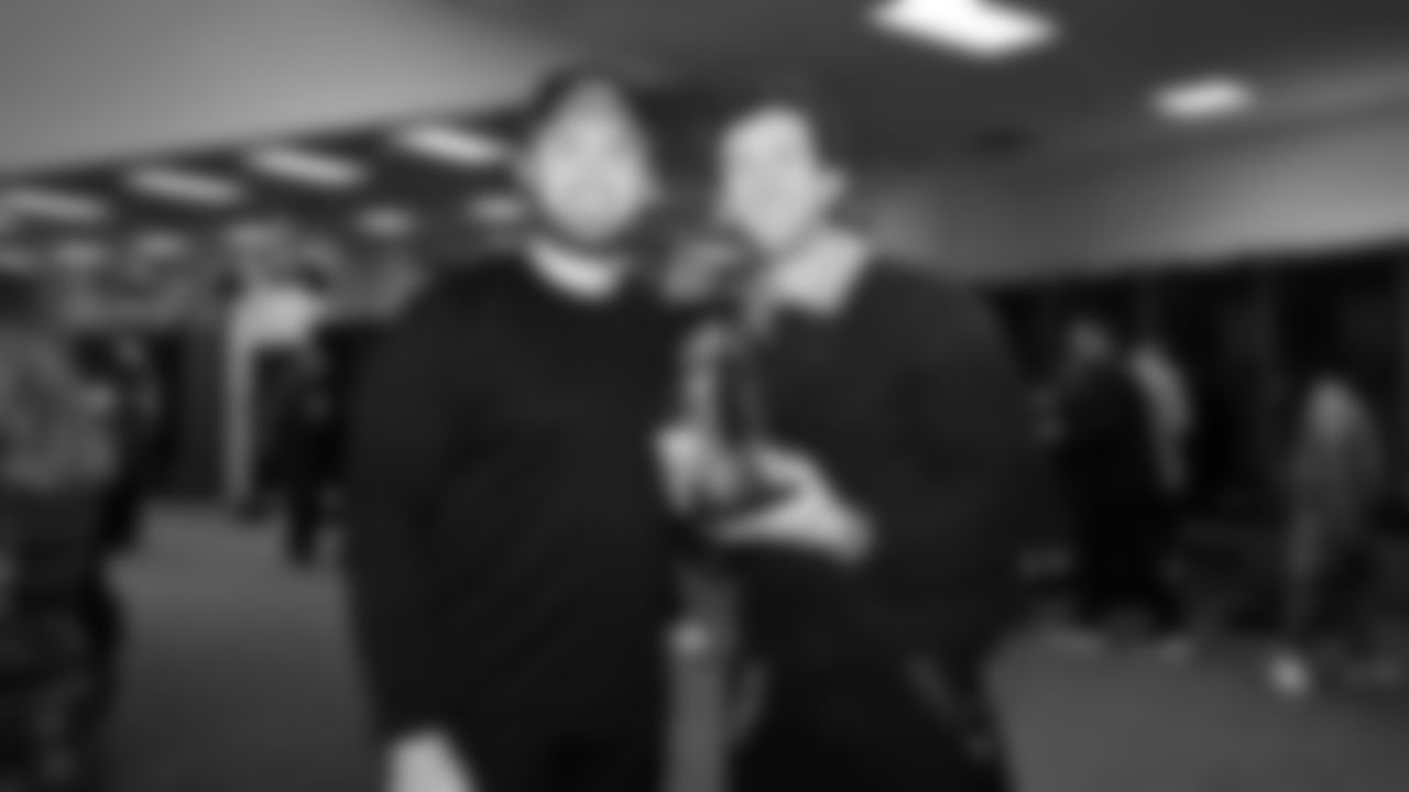 The Seahawks celebrate the 31-27 win vs. the Rams in the NFC Championship on Sunday, January 25, 2026.