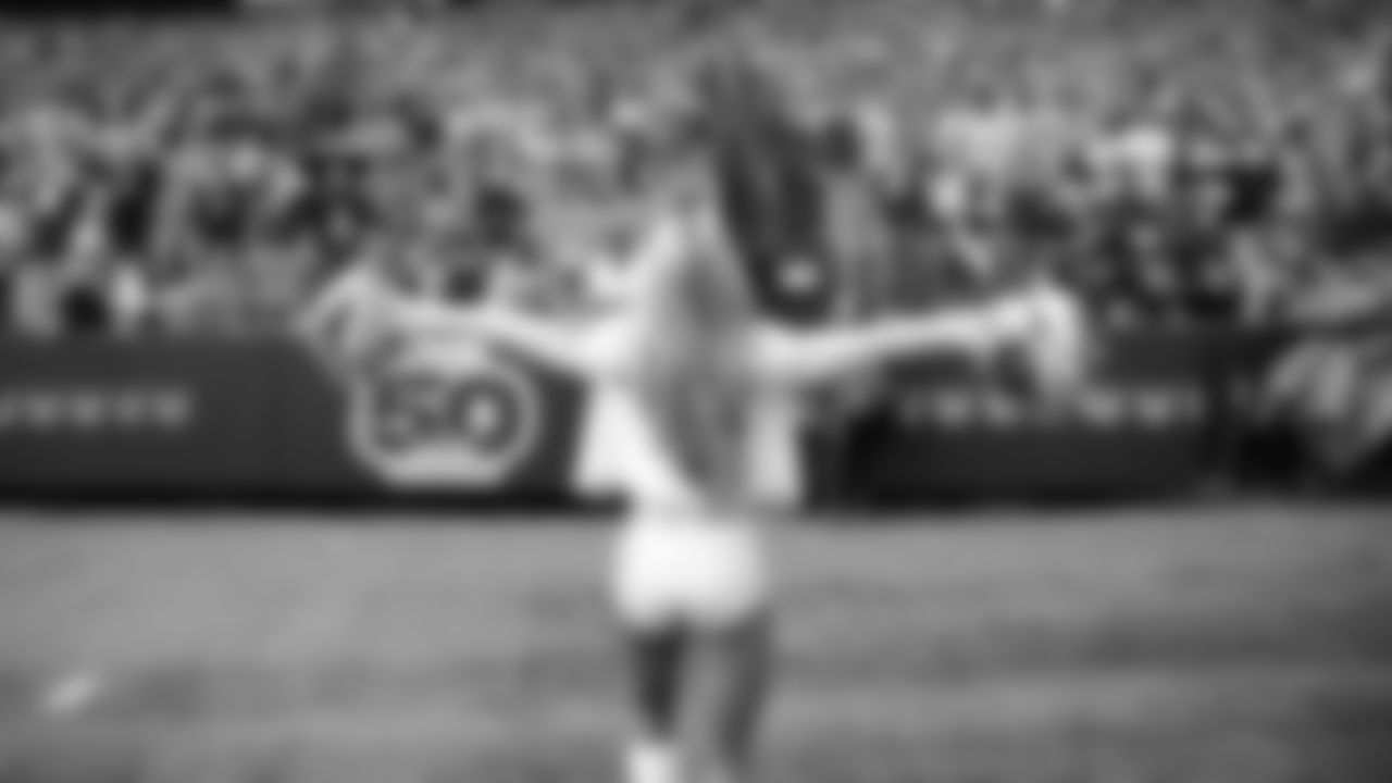 The Seahawks Dancers during the week 3 game against the New Orleans Saints at Lumen Field on Sunday, September 21, 2025.