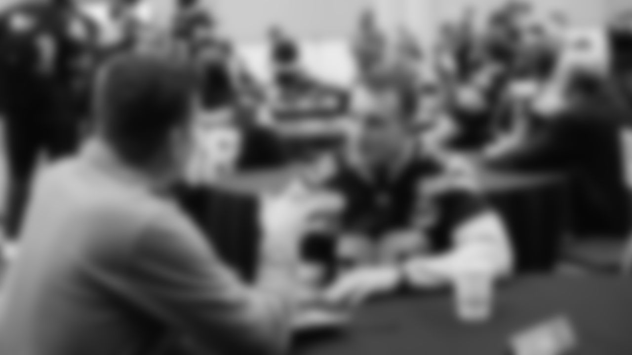 Seahawks safety Ty Okada (39) at day two of press conference Media Availability on February 4, 2026.