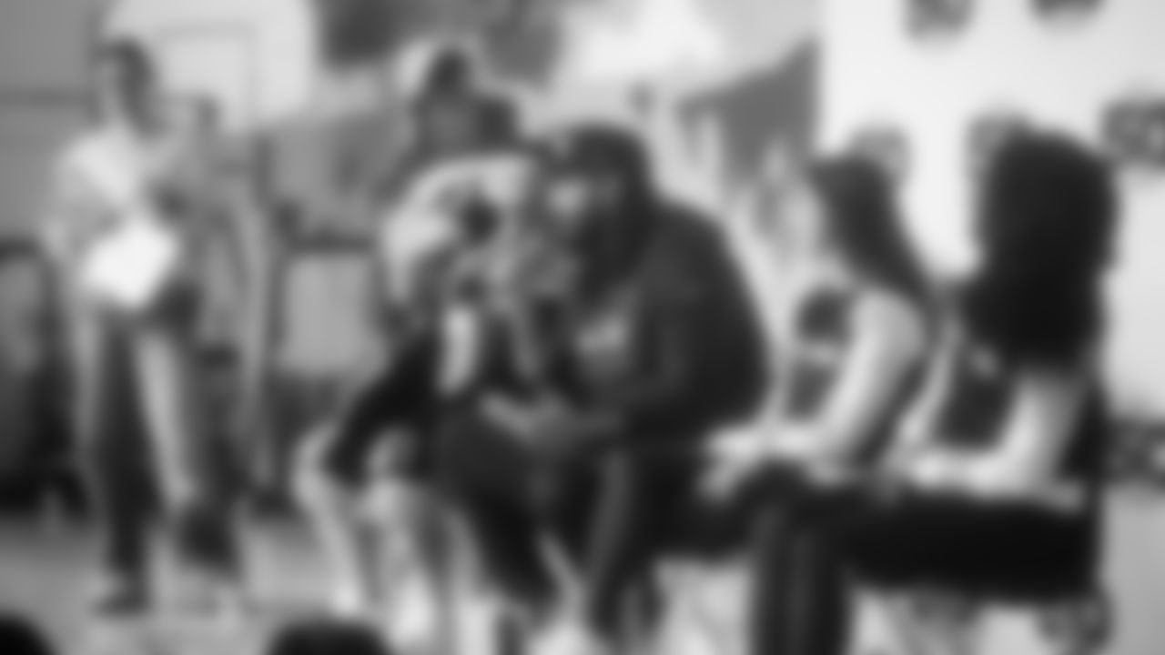 The Seahawks visited Sanislo Elementary on January 14, 2026 as part of the 12-Pages Reading Program.