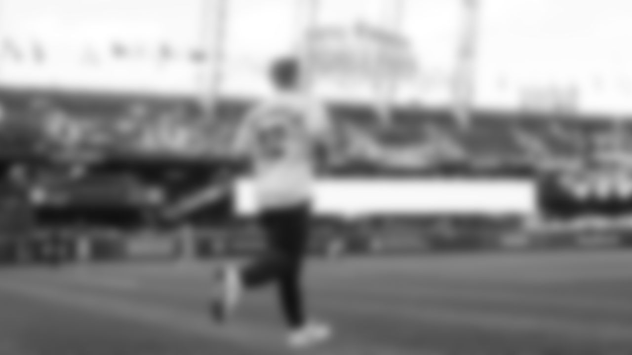Seahawks head coach Mike Macdonald was joined by comedian Adam Ray as they tossed out the first pitch for the Mariners vs. Yankees game on May 12, 2025 at T-Mobile Park.