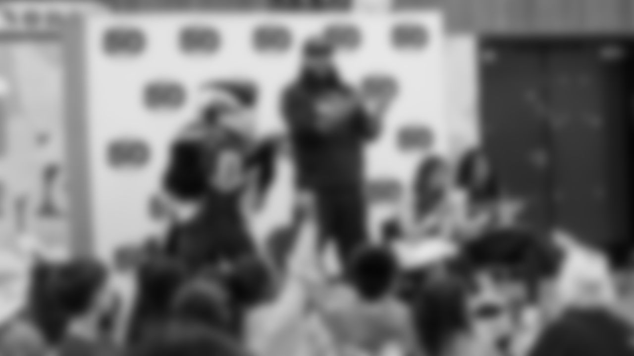 The Seahawks visited Sanislo Elementary on January 14, 2026 as part of the 12-Pages Reading Program.