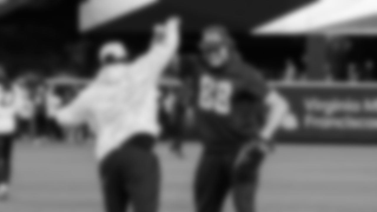 Seahawks tight end AJ Barner (88) visited T-Mobile Park on May 19, 2025