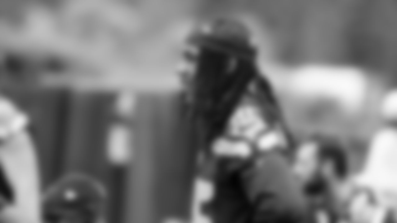 Seahawks wide receiver Tyrone Broden (85) participated in a workout on day five of OTAs on Wednesday, June 4, 2025 at the Virginia Mason Athletic Center.