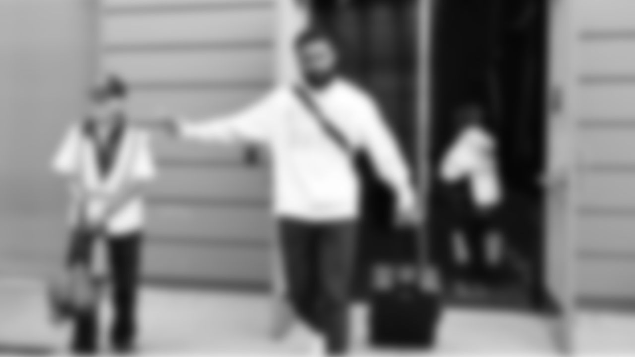 Seahawks safety Julian Love (20) departed the Virginia Mason Athletic Center for the trip to Jacksonville on Friday, October 10, 2025.