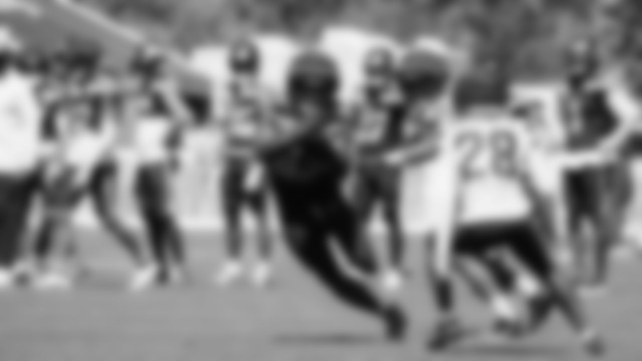 Seahawks wide receiver Dareke Young (83) practiced on day six of training camp on July 29, 2025 at the Virginia Mason Athletic Center.