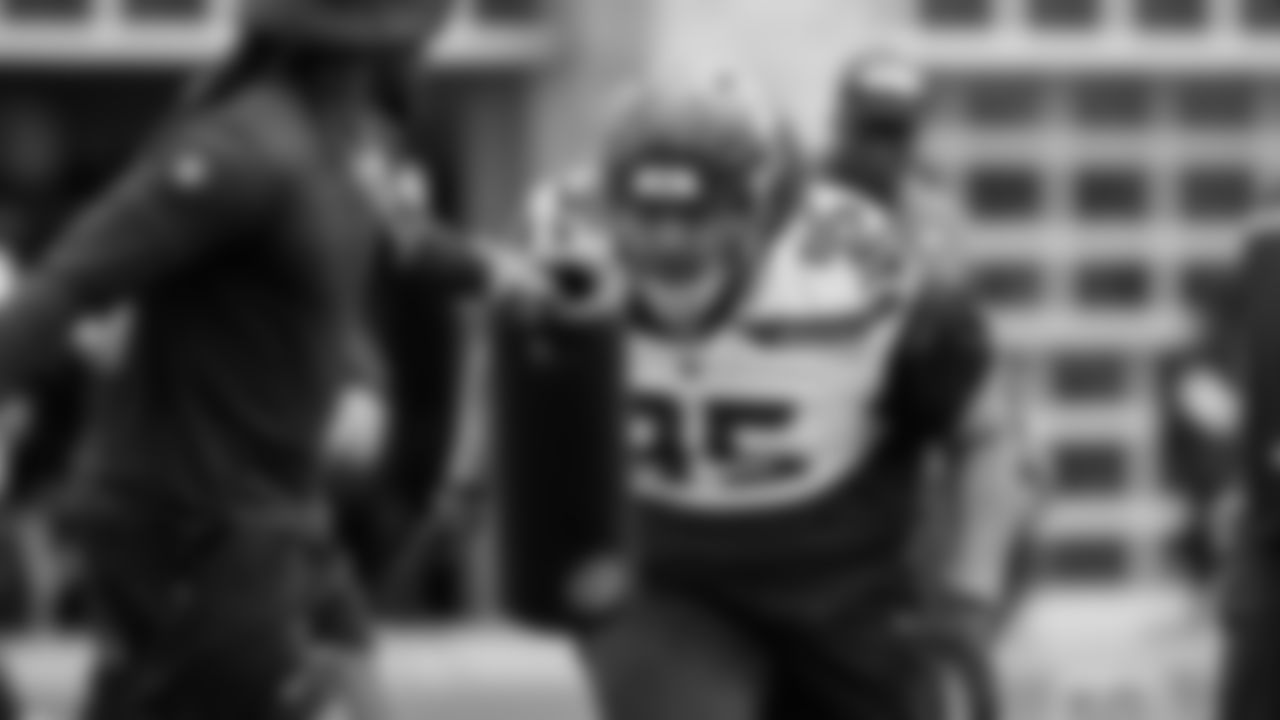 Seahawks nose tackle Brandon Pili (95) participated in a workout on day five of OTAs on Wednesday, June 4, 2025 at the Virginia Mason Athletic Center.