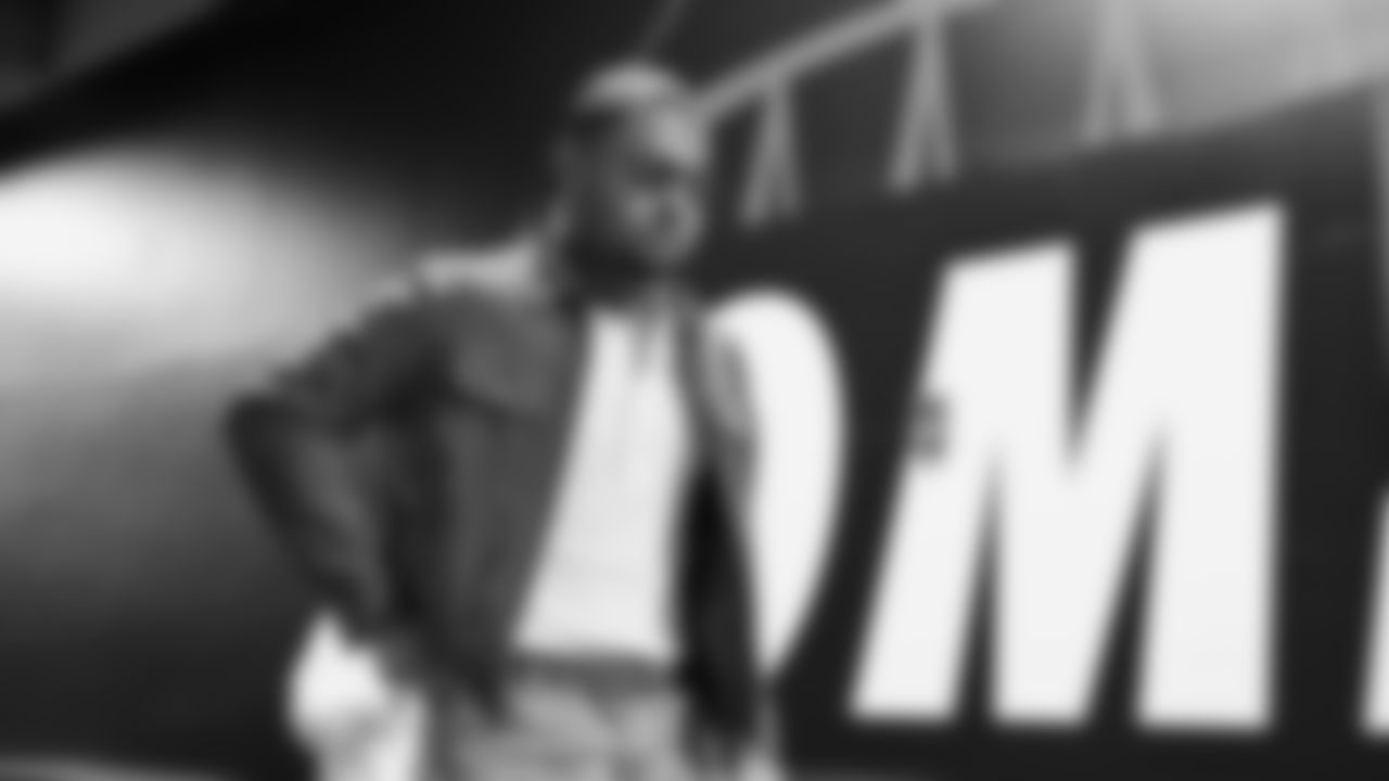 Seahawks safety Coby Bryant (8) arrived at Lumen Field for the NFC Championship game vs. the Los Angeles Rams on Sunday, January 25, 2026.