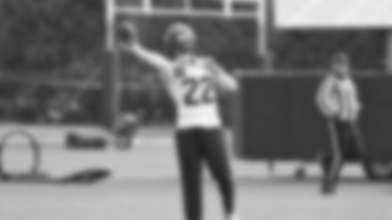 Seahawks wide receiver Rashid Shaheed (22) practiced on Wednesday, December 24, 2025 at the Virginia Mason Athletic Center.