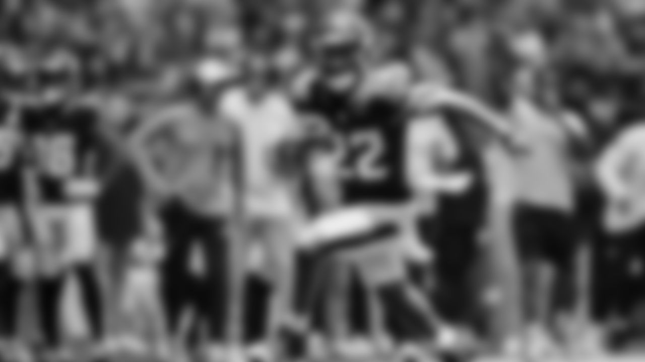 Houston Texans running back Cam Akers (22) runs the ball during an NFL football game against the Los Angeles Rams, Saturday, Aug 24, 2024, in Houston. (AP Photo/Maria Lysaker)