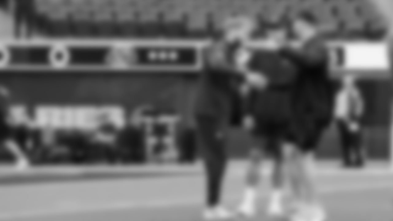 Seahawks wide receiver Cooper Kupp (10) during pregame warmups at SoFi Stadium for the Week 11 matchup at the L.A. Rams.