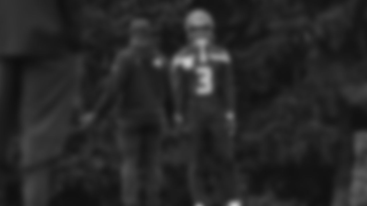 Seahawks safety Nick Emmanwori (3) practiced on Wednesday, November 12, 2025 at the Virginia Mason Athletic Center.