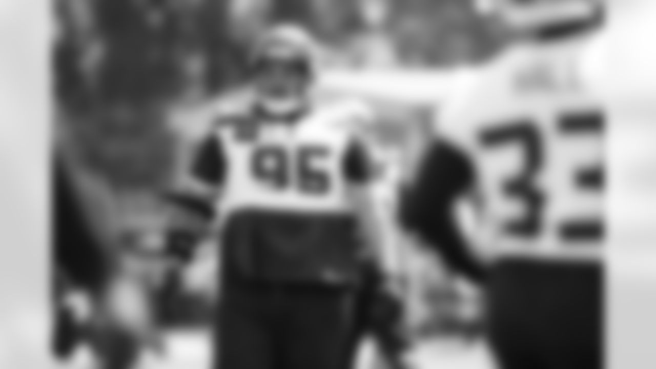 Seahawks nose tackle Brandon Pili (95) participated in the Seahawks 2025 offseason workout program.