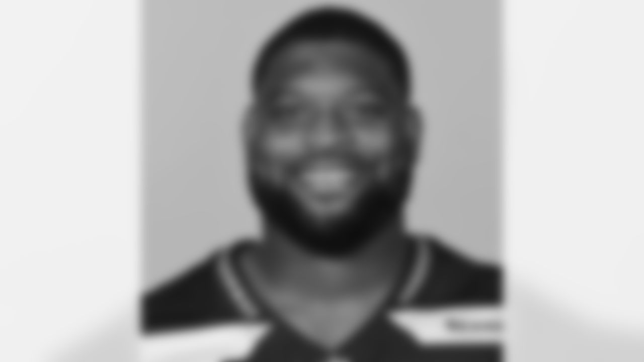 This is a 2024 photo of Laken Tomlinson of the Seattle Seahawks NFL football team. This image reflects the Seahawks active roster as of June 10, 2024 when this image was taken. (AP Photo)