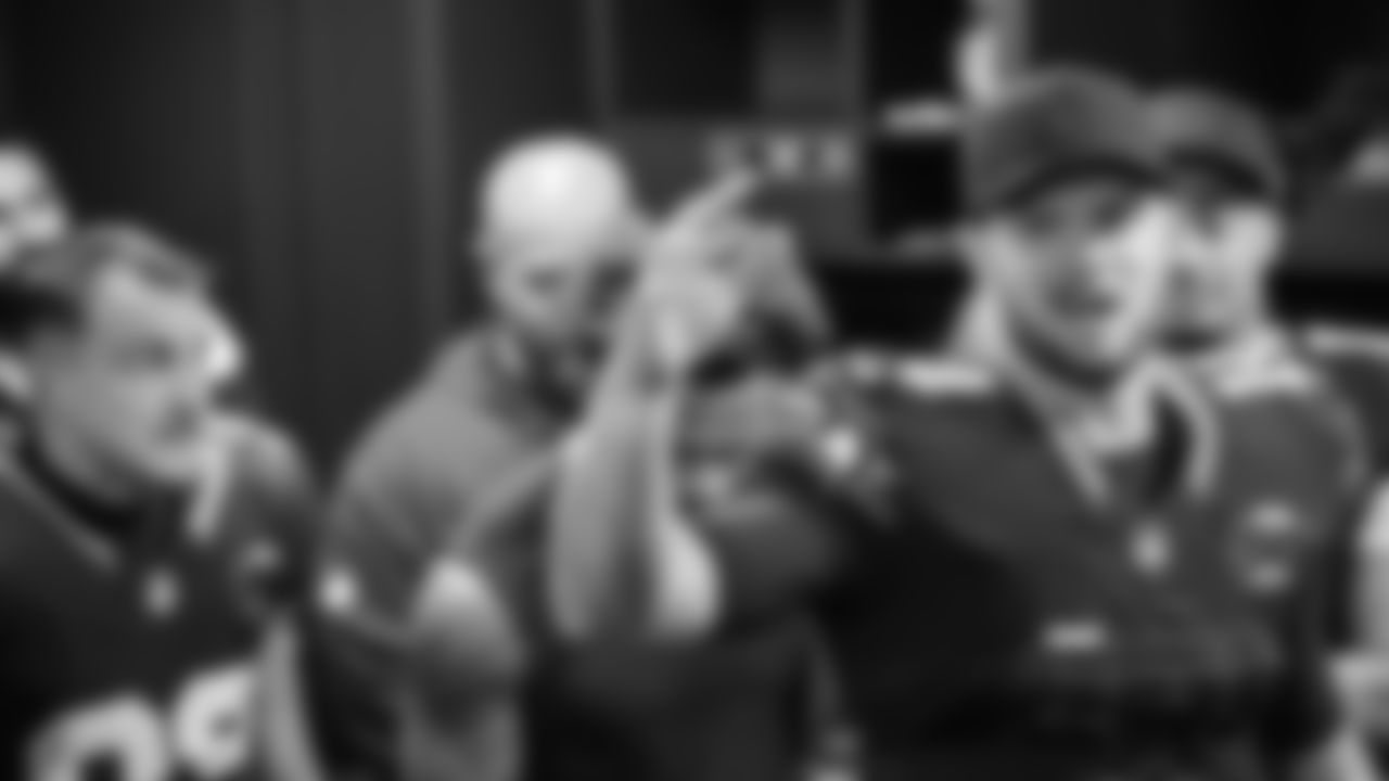 The Seahawks celebrated the victory over the Washington Commanders on Sunday Night Football at Northwest Stadium.