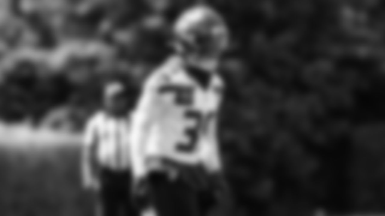 Seahawks safety Ty Okada (39) participated in a workout on day one of OTAs on Tuesday, May 27, 2025 at the Virginia Mason Athletic Center.