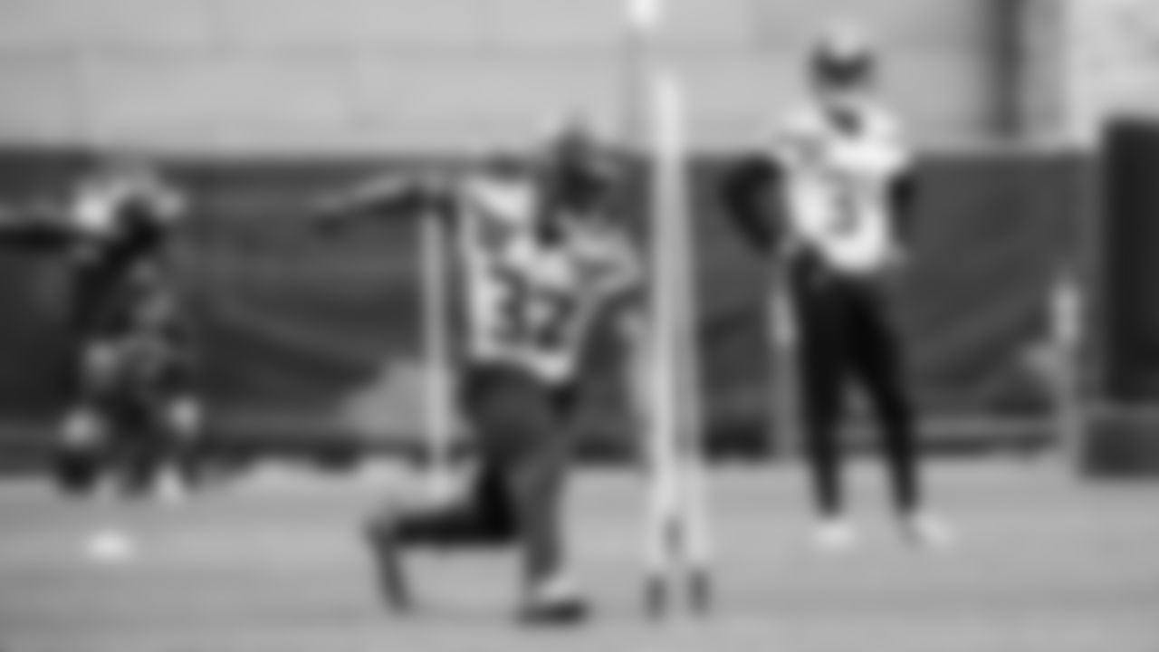 Seahawks safety Jerrick Reed II (32) participated in a workout on day five of OTAs on Wednesday, June 4, 2025 at the Virginia Mason Athletic Center.