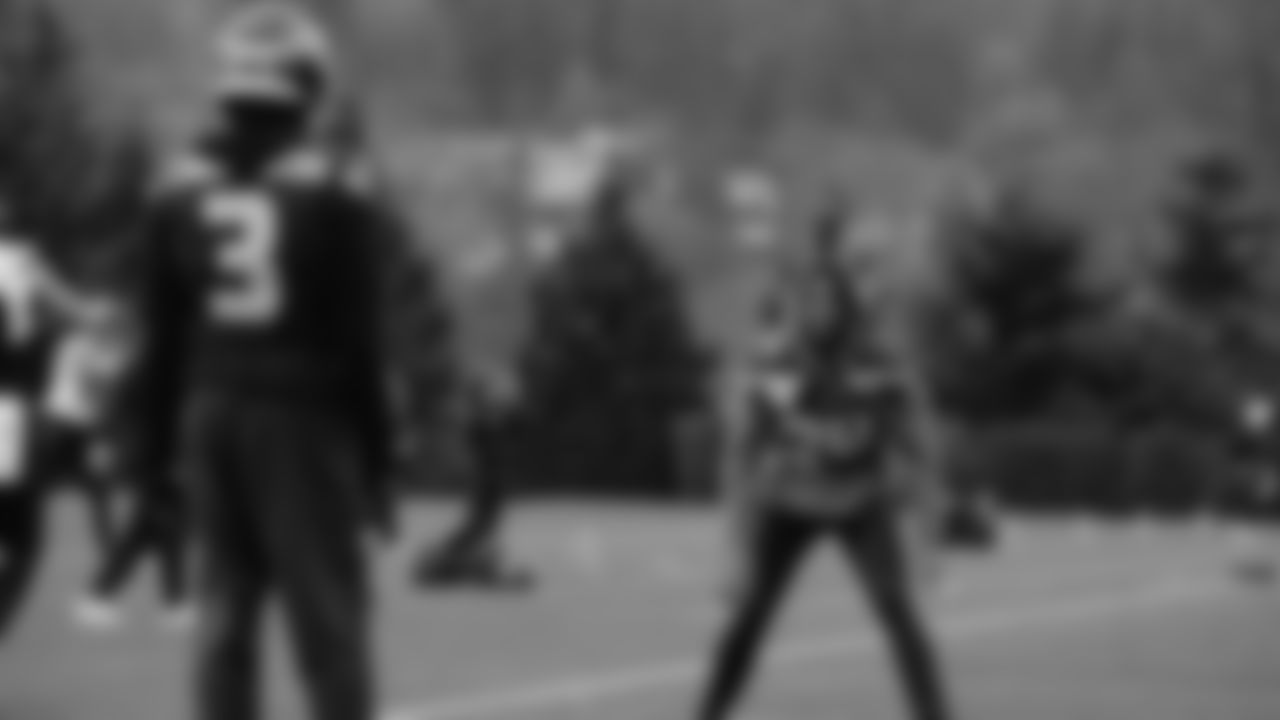 Seahawks safety Nick Emmanwori (3) and cornerback Shaquill Griffin (24) practiced on Wednesday, December 24, 2025 at the Virginia Mason Athletic Center.