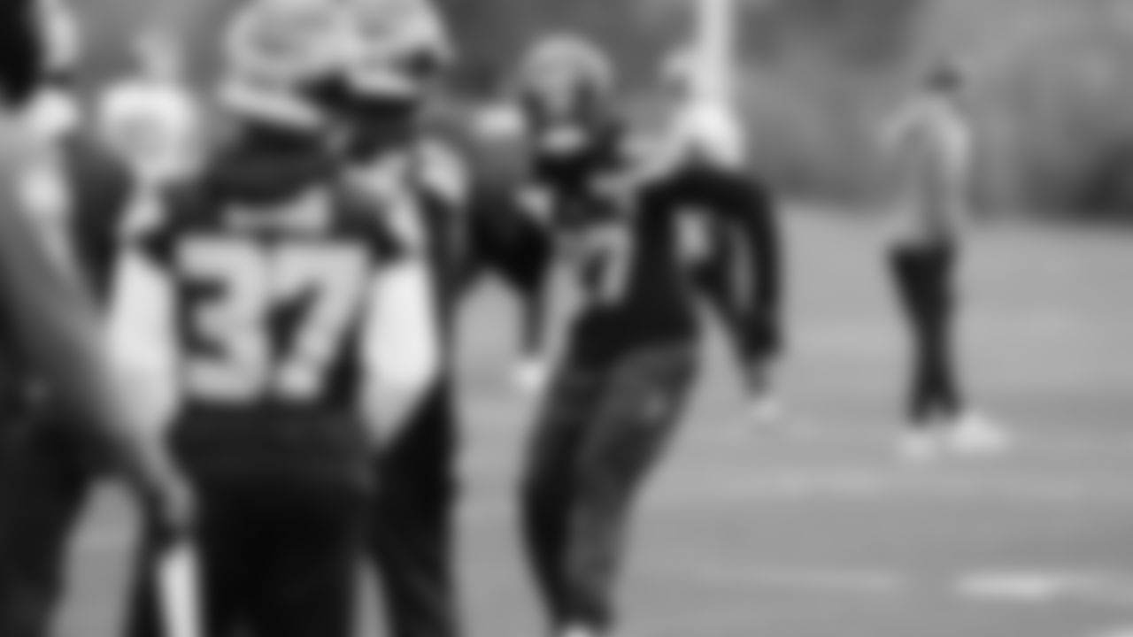 Seahawks cornerback Riq Woolen (27) practiced on Wednesday, January 1, 2026 at the Virginia Mason Athletic Center.