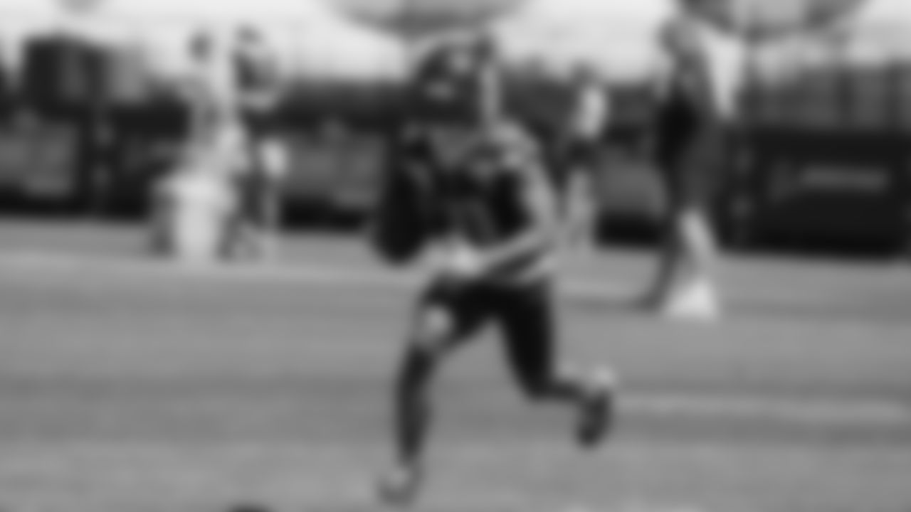 Seahawks wide receiver Jaxon Smith-Njigba (11) practiced on day two of training camp on July 24, 2025 at the Virginia Mason Athletic Center.