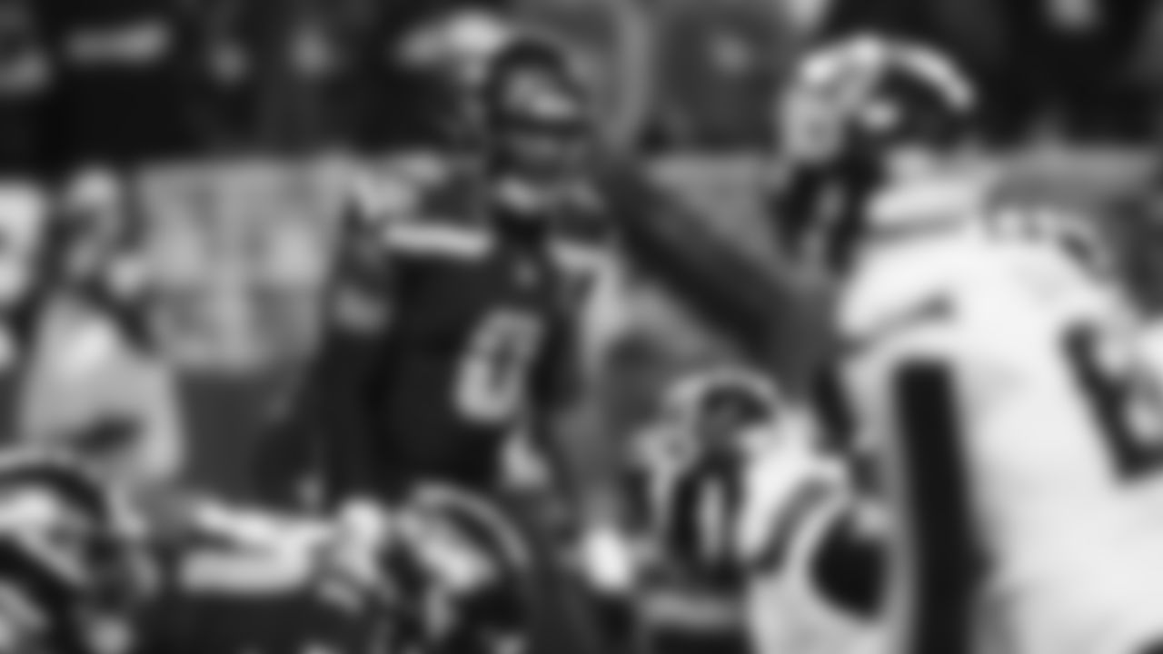 Seahawks defensive end DeMarcus Lawrence (0) vs. the Texans in Week 7.