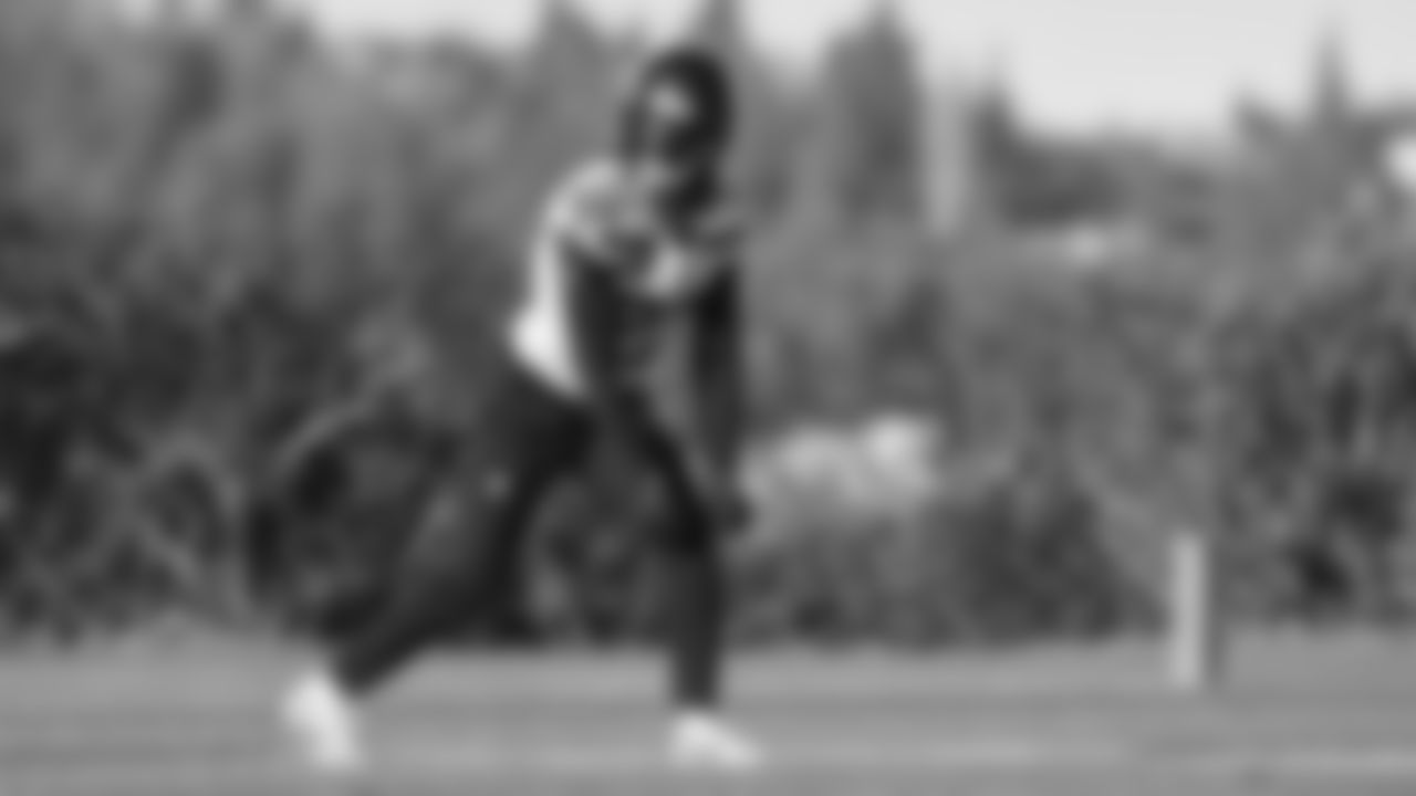 Seahawks wide receiver Rashid Shaheed (22) practiced on Wednesday, November 19 at the Virginia Mason Athletic Center.