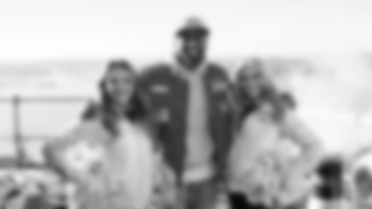 Seahawks Legend Cliff Avril raised the 12 Flag at the top of the Space Needle on Friday, January 23, 2026.