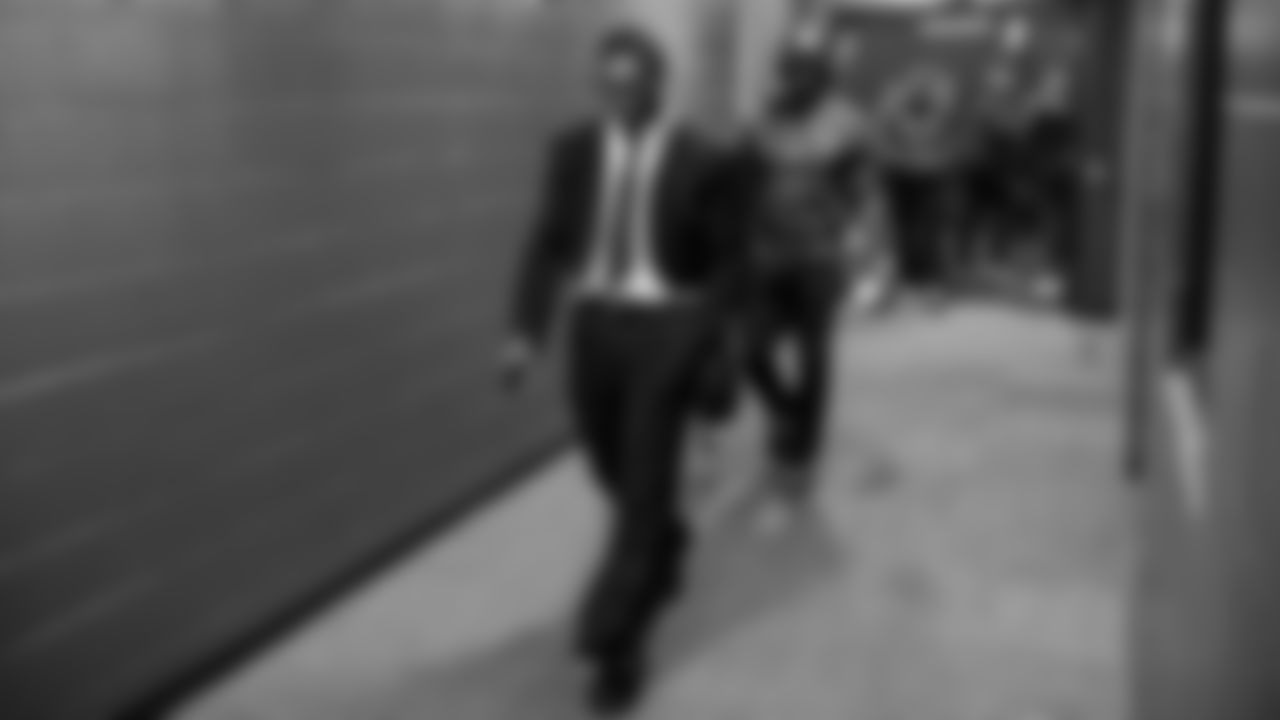 Seahawks safety D'Anthony Bell (23) arrived at Northwest Stadium for the Sunday Night Football matchup at the Washington Commanders in Week 9.