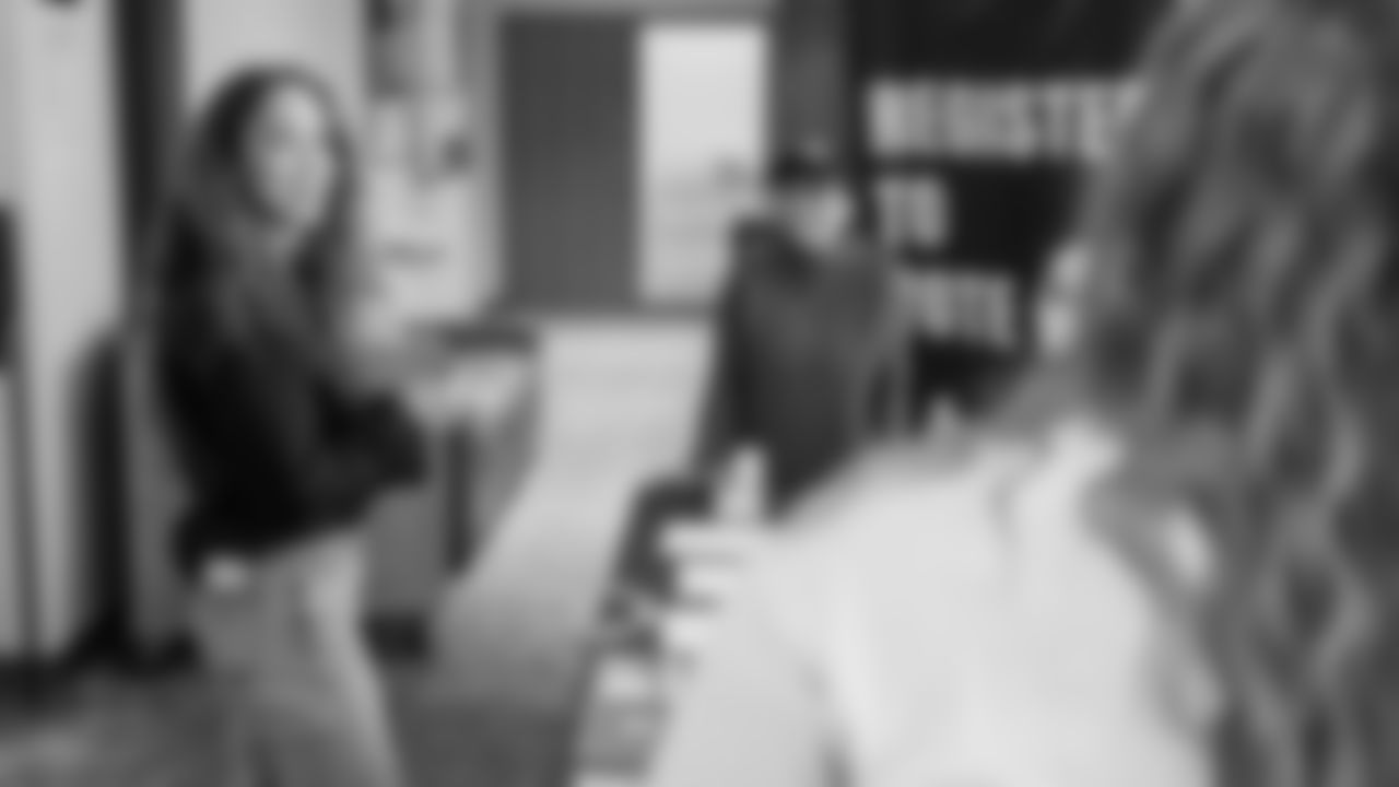 Seahawks players and staff participated in National Voter Registration Day.