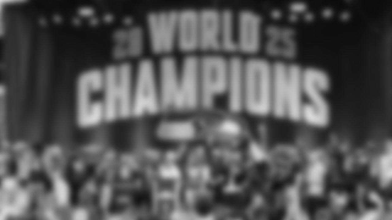 The Seahawks hosted a trophy celebration at Lumen Field on Wednesday, February 11, 2026 in honor of their world championship.