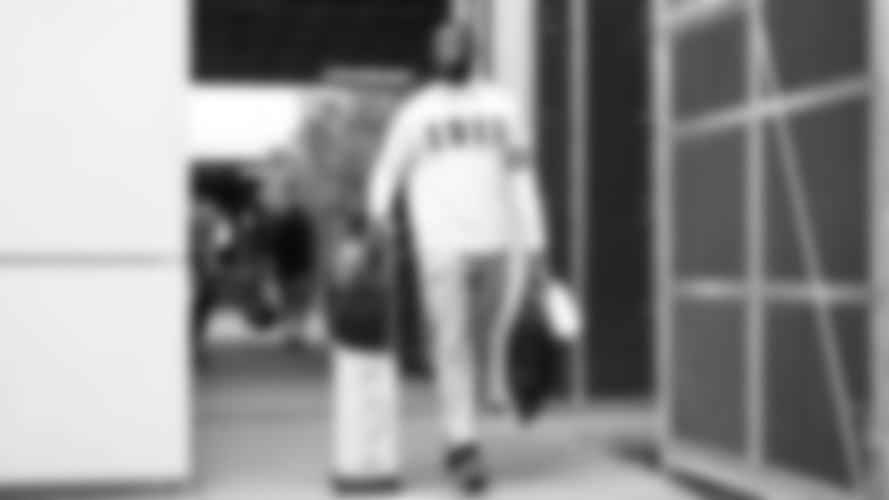 Seahawks wide receiver Dareke Young (83) departed the team hotel for the Week 18 matchup vs. the 49ers at Levi's Stadium.