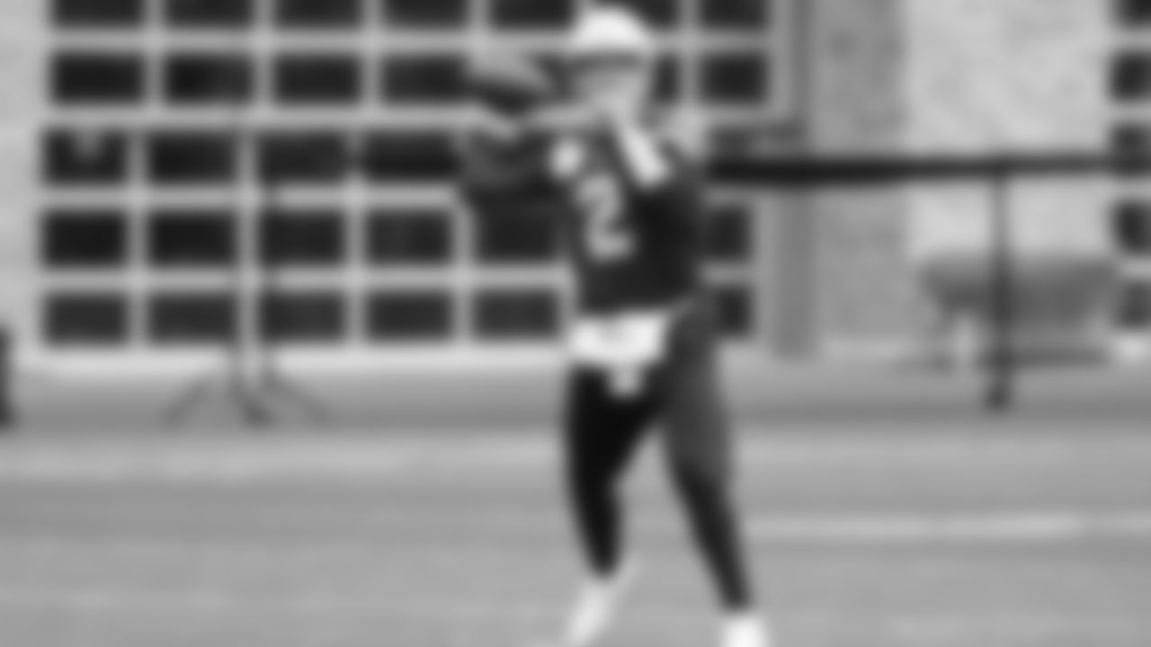 Seahawks quarterback Drew Lock (2) practiced on Wednesday, November 26, 2025 at the Virginia Mason Athletic Center.