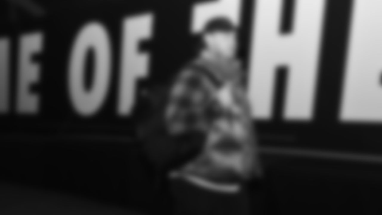 Seahawks long snapper Chris Stoll (41) arrived at Lumen Field for the Week 16 matchup vs. the L.A. Rams.