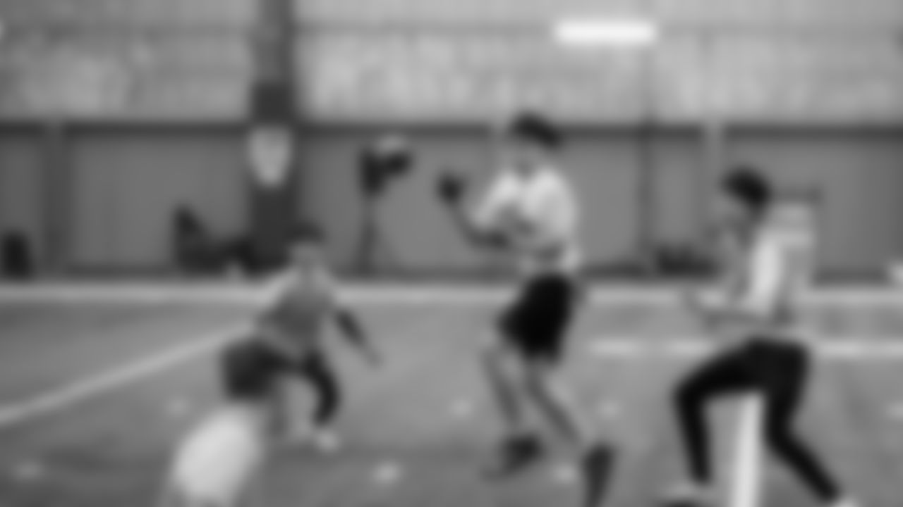 The Seahawks hosted the USA Football Talent ID Camp on February 21, 2026 at the Virginia Mason Athletic Center.