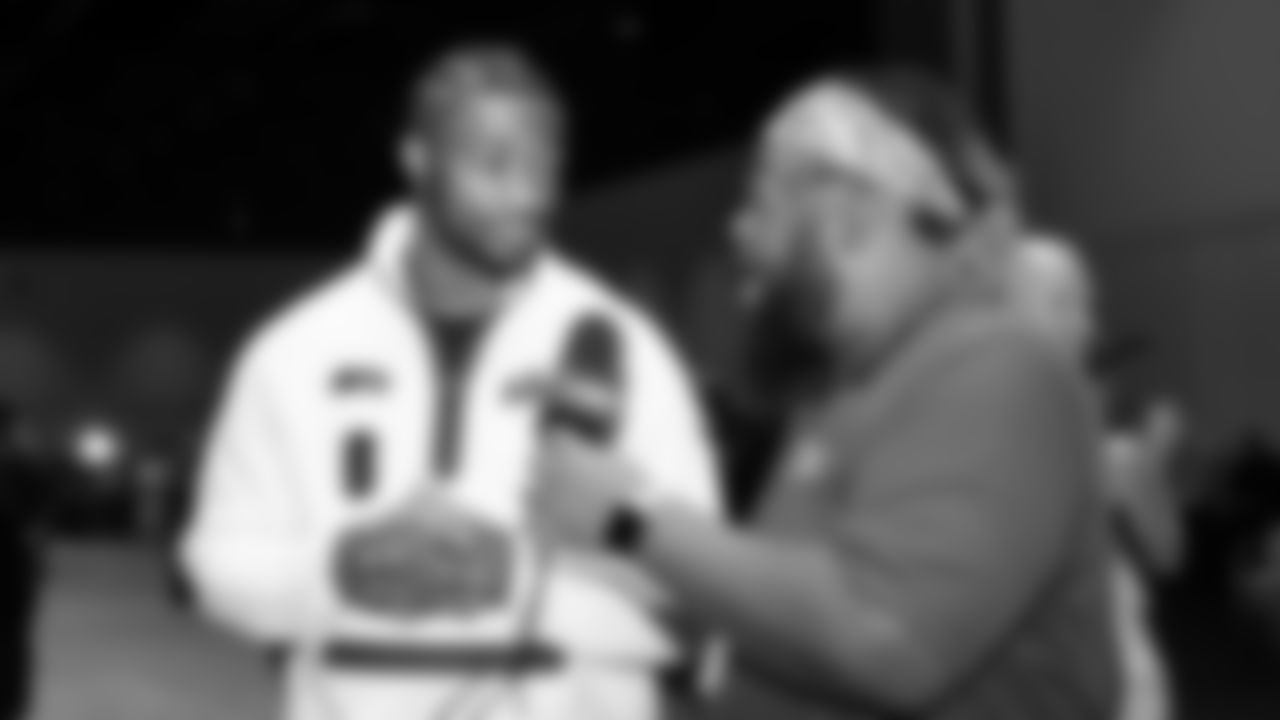 The Seattle Seahawks took part in 'Super Bowl Opening Night' on Monday, February 2 to kickoff Super Bowl LX week in the Bay Area.