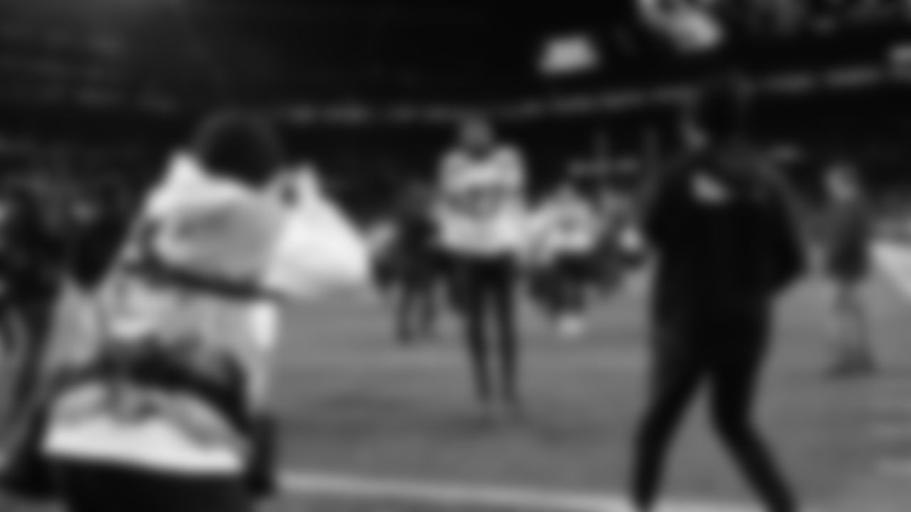 The Seahawks celebrated the win vs. the 49ers at Levi's Stadium in Week 18.