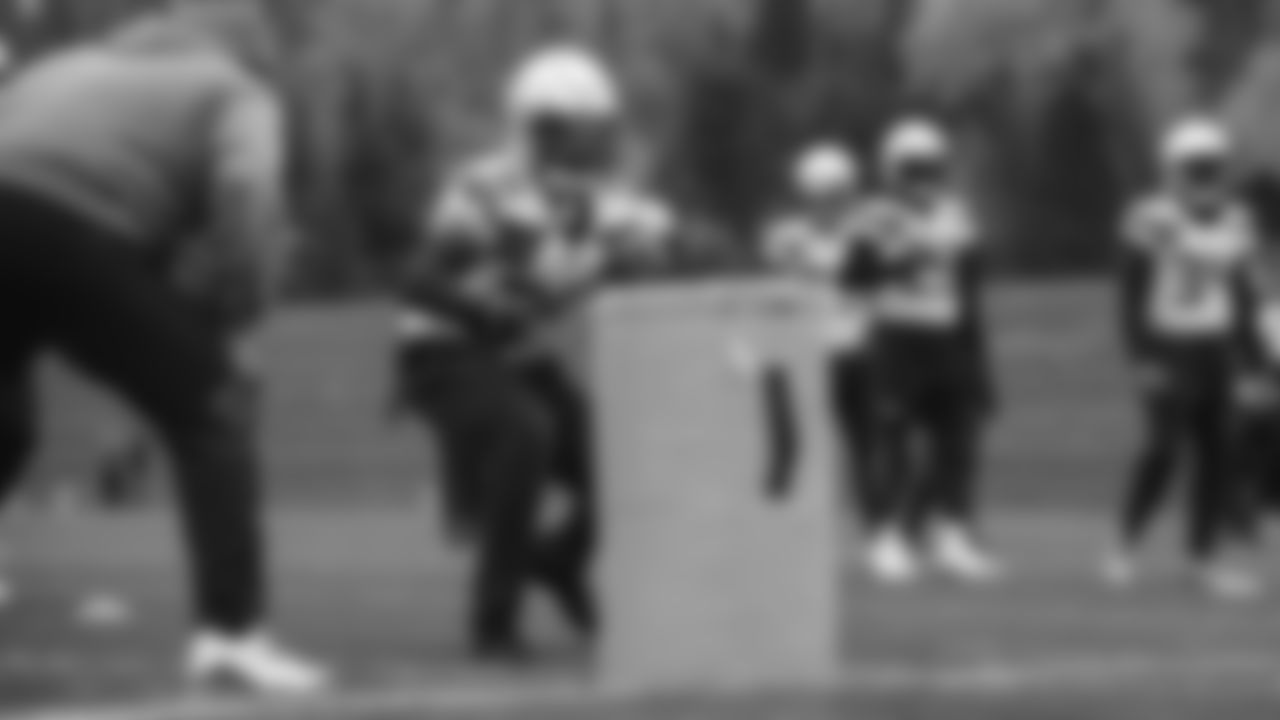 Seahawks cornerback Tyler Hall (35) practiced on Wednesday, November 26, 2025 at the Virginia Mason Athletic Center.