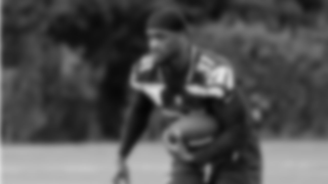 Seahawks running back Jarcardia Wright (31) participated in a workout on May 12, 2025 at the Virginia Mason Athletic Center.