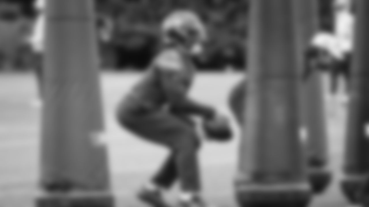 Seahawks quarterback Jalen Milroe (6) participated in a workout on day two of OTAs on Thursday, May 29, 2025 at the Virginia Mason Athletic Center.